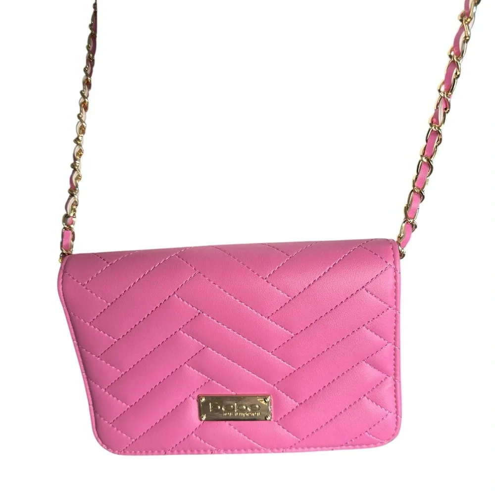 bebe Sophia Crossbody Bag Bubblegum